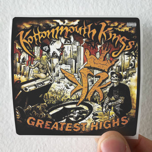 Kottonmouth Kings Greatest Highs Album Cover Sticker Kottonmouth Kings Greatest Highs Album Cover Sticker
