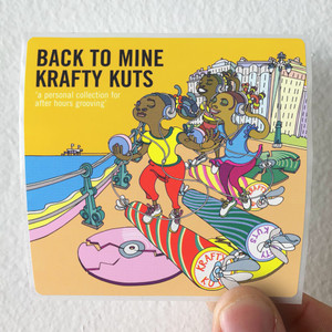 Krafty Kuts Back To Mine Krafty Kuts Album Cover Sticker Krafty Kuts Back To Mine Krafty Kuts Album Cover Sticker