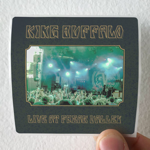 King Buffalo Live At Freak Valley Album Cover Sticker King Buffalo Live At Freak Valley Album Cover Sticker