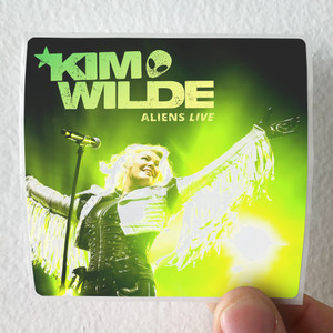 Kim Wilde Aliens Live Album Cover Sticker Kim Wilde Aliens Live Album Cover Sticker