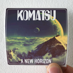 Komatsu A New Horizon Album Cover Sticker