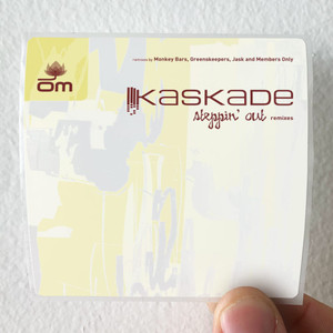 Kaskade Steppin Out 1 Album Cover Sticker Kaskade Steppin Out 1 Album Cover Sticker
