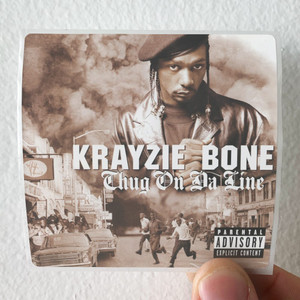 Krayzie Bone Thug On Da Line Album Cover Sticker
