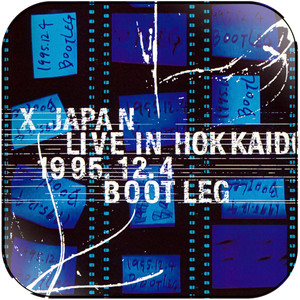 X JAPAN Live In Hokkaido 1995124 Bootleg Album Cover Sticker X JAPAN Live In Hokkaido 1995124 Bootleg Album Cover Sticker