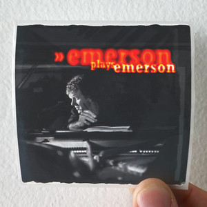 Keith Emerson Emerson Plays Emerson Album Cover Sticker Keith Emerson Emerson Plays Emerson Album Cover Sticker