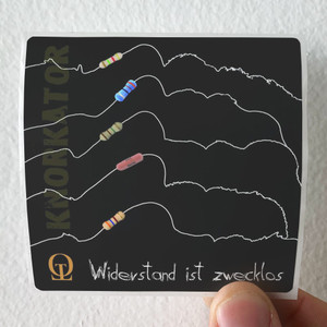 Knorkator Widerstand Ist Zwecklos Album Cover Sticker Knorkator Widerstand Ist Zwecklos Album Cover Sticker