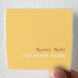 Kenny Roby The Mercy Filter Album Cover Sticker Kenny Roby The Mercy Filter Album Cover Sticker