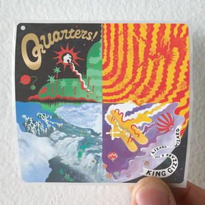 King Gizzard and the Lizard Wizard Quarters Album Cover Sticker