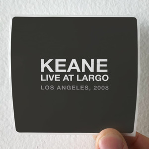Keane Live At Largo Album Cover Sticker