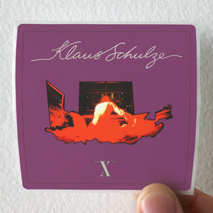 Klaus Schulze X Album Cover Sticker
