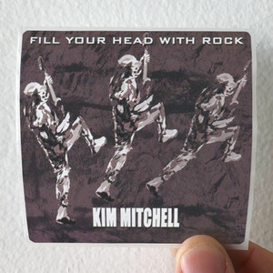 Kim Mitchell Fill Your Head With Rock Album Cover Sticker
