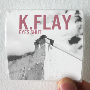 kflay Eyes Shut Album Cover Sticker