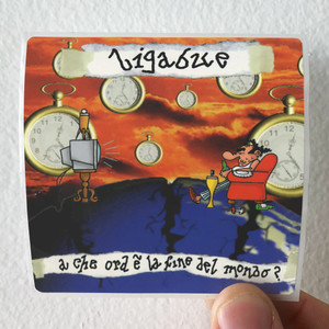 Ligabue A Che Ora La Fine Del Mondo Album Cover Sticker