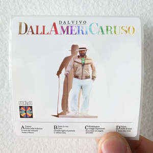 Lucio Dalla Dallamericaruso Album Cover Sticker