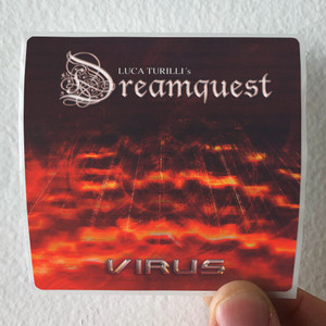 Luca Turillis Dreamquest Virus Album Cover Sticker