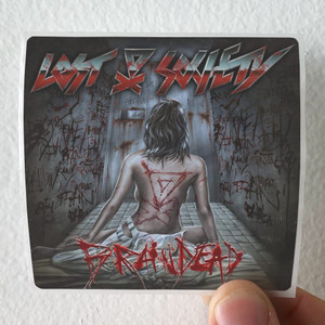 Lost Society Braindead Album Cover Sticker Lost Society Braindead Album Cover Sticker