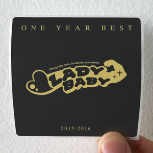 LADYBABY One Year Best 2015 2016 Album Cover Sticker