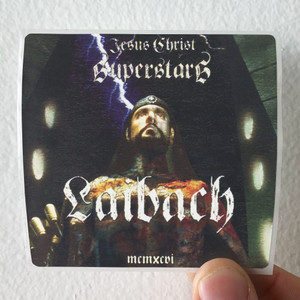 Laibach Jesus Christ Superstars Album Cover Sticker Laibach Jesus Christ Superstars Album Cover Sticker