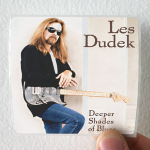 Les Dudek Deeper Shades Of Blues Album Cover Sticker Les Dudek Deeper Shades Of Blues Album Cover Sticker