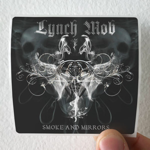Lynch Mob Smoke Mirrors Album Cover Sticker Lynch Mob Smoke Mirrors Album Cover Sticker