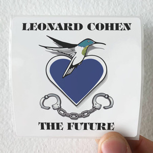 Leonard Cohen The Future Album Cover Sticker