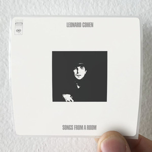 Leonard Cohen Songs From A Room Album Cover Sticker Leonard Cohen Songs From A Room Album Cover Sticker