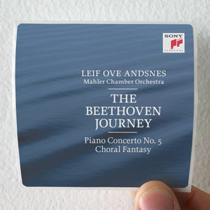 Leif Ove Andsnes The Beethoven Journey Piano Concerto No 5 Choral Fantasy Album Cover Sticker