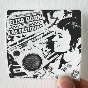 Los Fastidios Elisa Dixan Sings Los Fastidios Album Cover Sticker