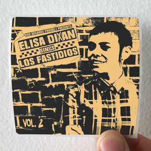 Los Fastidios Elisa Dixan Sings Los Fastidios Vol2 Album Cover Sticker