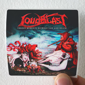 Loudblast Frozen Moments Between Life And Death Album Cover Sticker Loudblast Frozen Moments Between Life And Death Album Cover Sticker