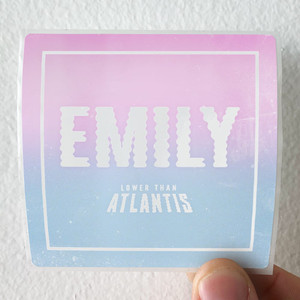 Lower Than Atlantis Emily Album Cover Sticker