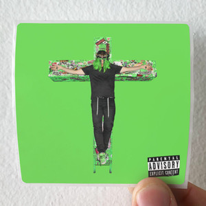 lil aaron Gloing Pain Album Cover Sticker