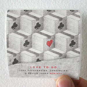Lost Frequencies Love To Go Album Cover Sticker Lost Frequencies Love To Go Album Cover Sticker