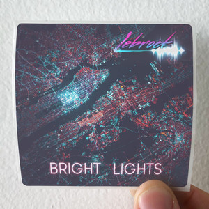 Lebrock Bright Lights Album Cover Sticker