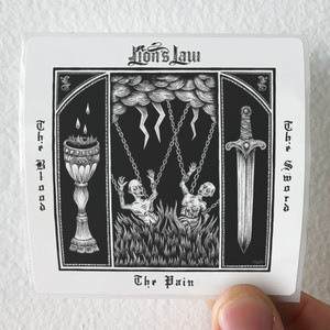 Lions Law The Pain The Blood And The Sword Album Cover Sticker