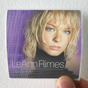 LeAnn Rimes I Need You Album Cover Sticker LeAnn Rimes I Need You Album Cover Sticker