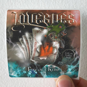 LOVEBITES Five Of A Kind Album Cover Sticker LOVEBITES Five Of A Kind Album Cover Sticker