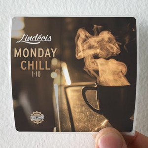 LIndecis Monday Chill Compilation Album Cover Sticker