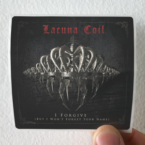 Lacuna Coil I Forgive But I Wont Forget Your Name Album Cover Sticker Lacuna Coil I Forgive But I Wont Forget Your Name Album Cover Sticker