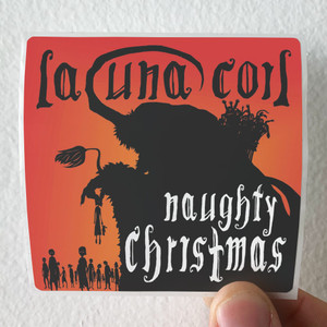 Lacuna Coil Naughty Christmas Album Cover Sticker Lacuna Coil Naughty Christmas Album Cover Sticker