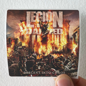 Legion of the Damned Descent Into Chaos Album Cover Sticker Legion of the Damned Descent Into Chaos Album Cover Sticker