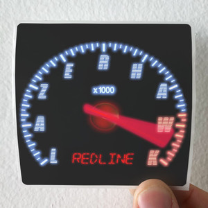 Lazerhawk Redline 1 Album Cover Sticker Lazerhawk Redline 1 Album Cover Sticker