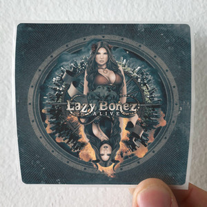 Lazy Bonez Alive Album Cover Sticker Lazy Bonez Alive Album Cover Sticker