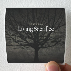 Living Sacrifice In Memoriam Album Cover Sticker