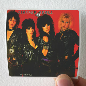 Leather Angel We Came To Kill Album Cover Sticker Leather Angel We Came To Kill Album Cover Sticker