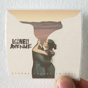 Lonely Avenue Strong Enough To Fall Album Cover Sticker
