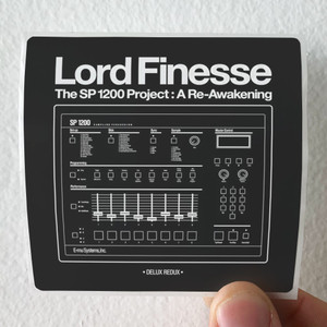 Lord Finesse The Sp1200 Project Album Cover Sticker