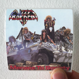 Lizzy Borden Menace To Society Album Cover Sticker