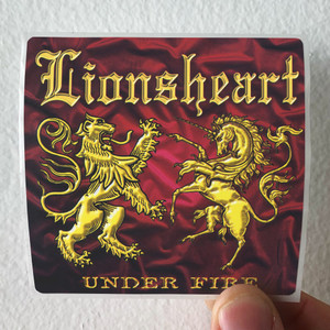 Lionsheart Under Fire Album Cover Sticker