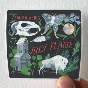 Laura Veirs July Flame Album Cover Sticker